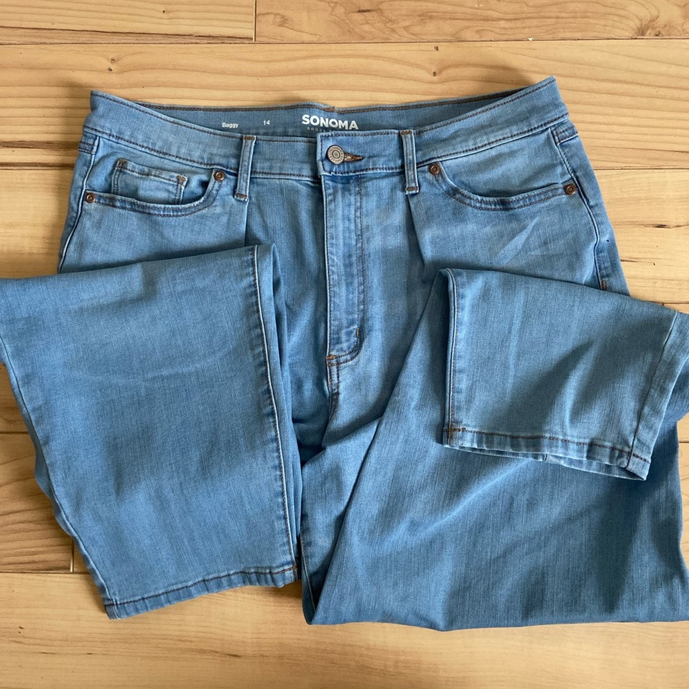 Sonoma Baggy Jeans - Size 14